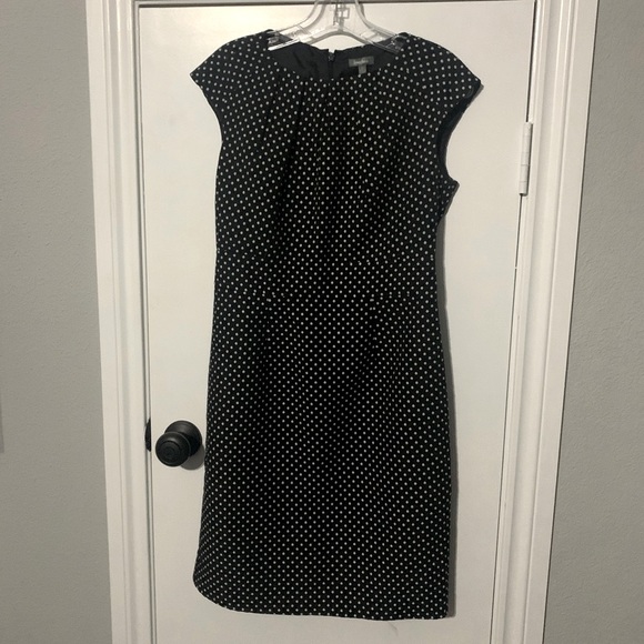 Neiman Marcus Polka Dot Dress Black and White Women’s Size 6 Like New Condition - Picture 1 of 5